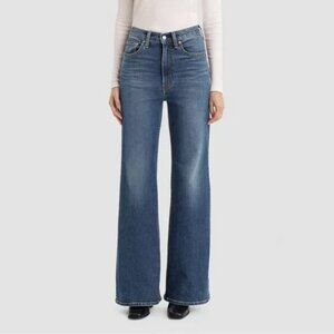 Levi's Blue Flare & Wide Leg Jeans